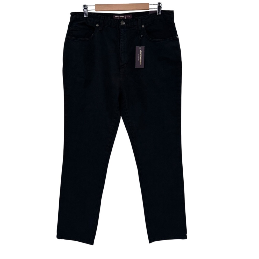 Johnston & Murphy Dark Straight Leg Jeans